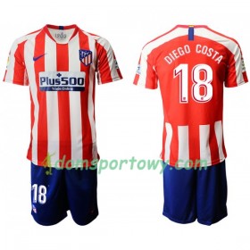 Koszulka Atlético Madryt DIEGO COSTA 18 Dziecięcy Domowe Koszulki Piłkarskie 2019-2020 Krótki Rękaw